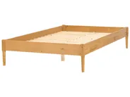 Bett ohne Kopfteil Kiefernholz VEYRAC 120 x 200 cm Hellbraun_1099078