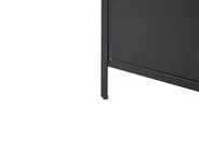 Outdoor-Küche 3er Set VILAMA Schwarz Metall_872685