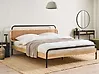 Bett mit Lattenrost Rattan BOUSSICOURT 180 x 200 cm Hellbraun