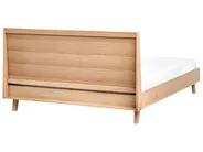 Bed WIZERNES 140 x 200 cm (EU Double) Light Oak_979989