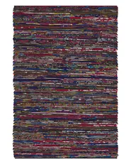Teppich BARTIN Schwarz 140 x 200 cm_1001756