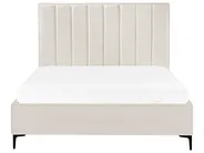 Bedroom Set SEZANNE Boucle Off-White 160 x 200 cm (EU King Size)_939789