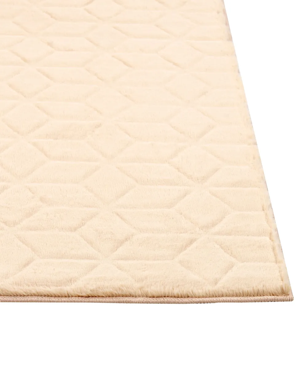 Faux Fur Rug THATTA Beige 80 x 150 cm_866640