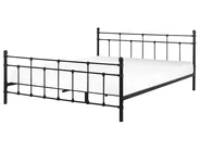 Bed Metal LYNX 160 x 200 cm (EU King Size) Black_806513