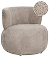 Sessel VOLDA Chenillegewebe Taupe