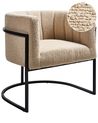 Sessel LARVIK II Bouclé Beige