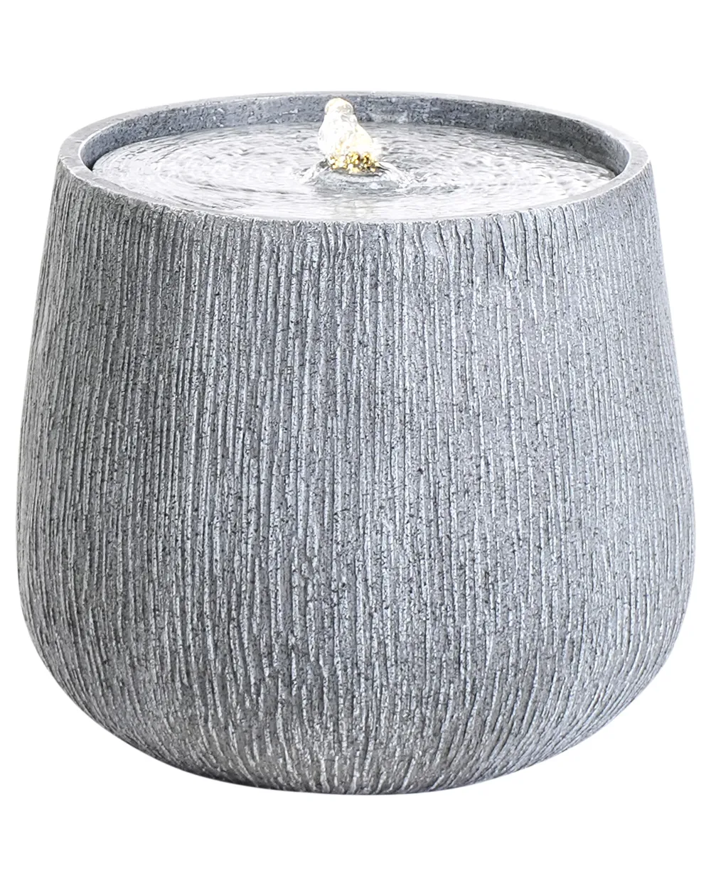 Gartenbrunnen LED CASCATA Grau
