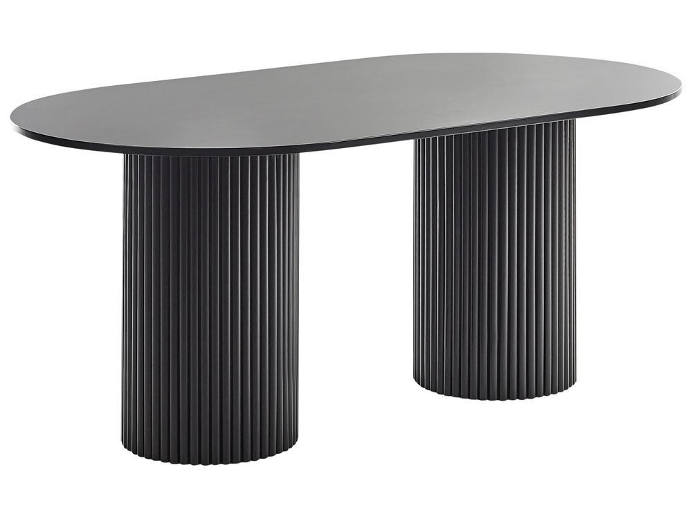 Esstisch SHERIDAN Schwarz 180 cm 100 cm