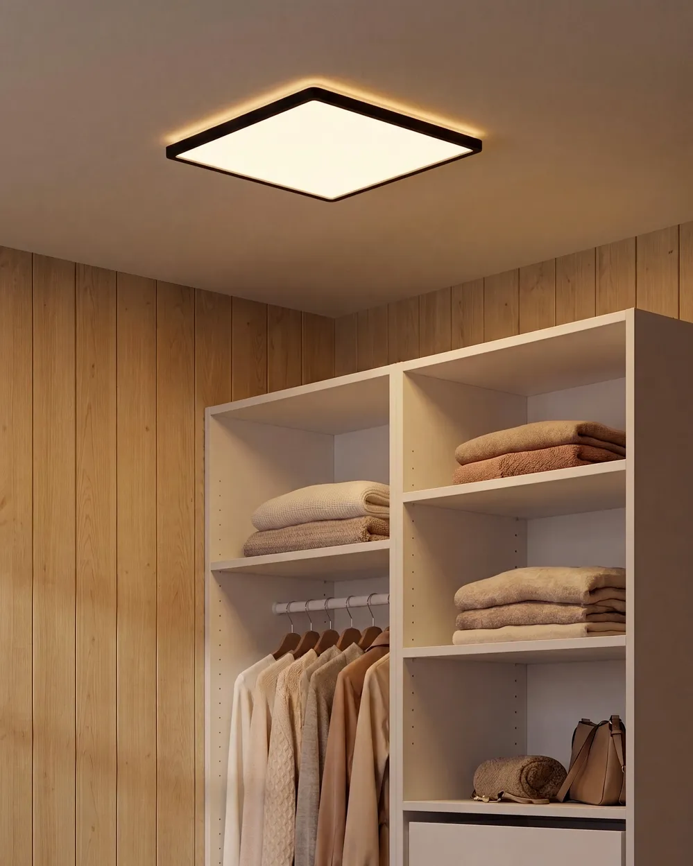 LED Deckenlampe CEREON mit Fernbedienung mit Dimmer Schwarz