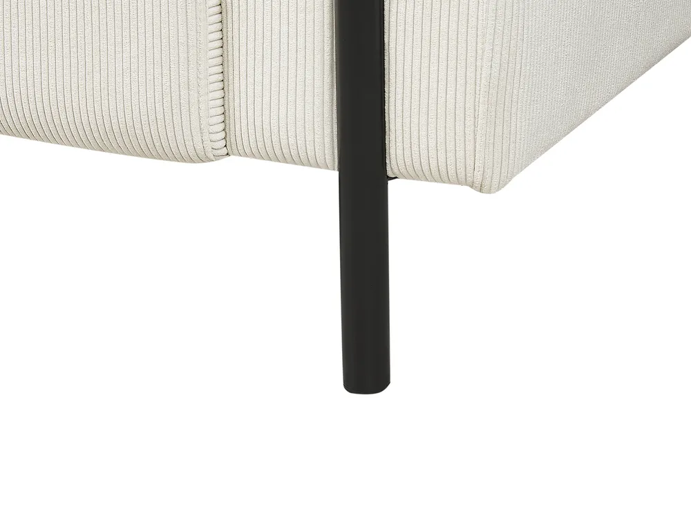 Sofa 3-Sitzer ASKIM Cord Cremeweiß_918404