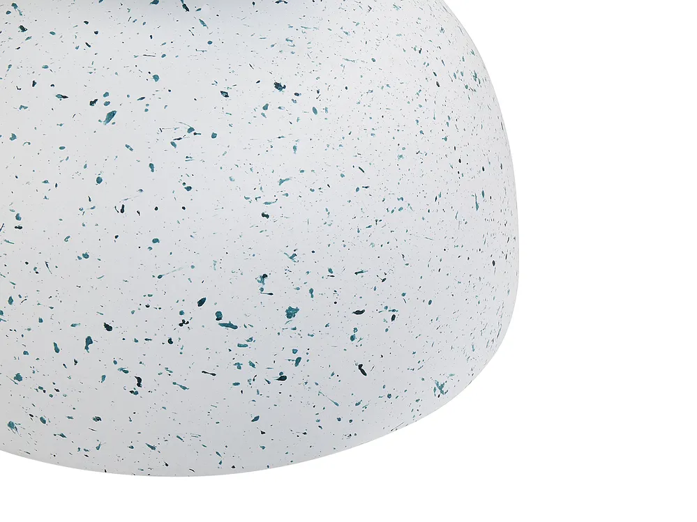 Beistelltisch CAORIA 40 cm 40 cm Terrazzo Optik Weiß_918798