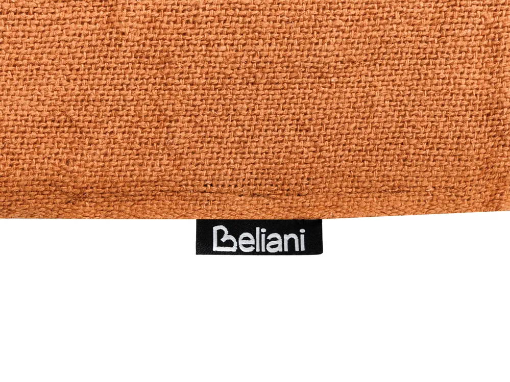 Kuscheldecke KHARI Baumwolle 150 x 200 cm Orange_1067521