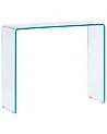 Konsolentisch KENDALL Sicherheitsglas Transparent