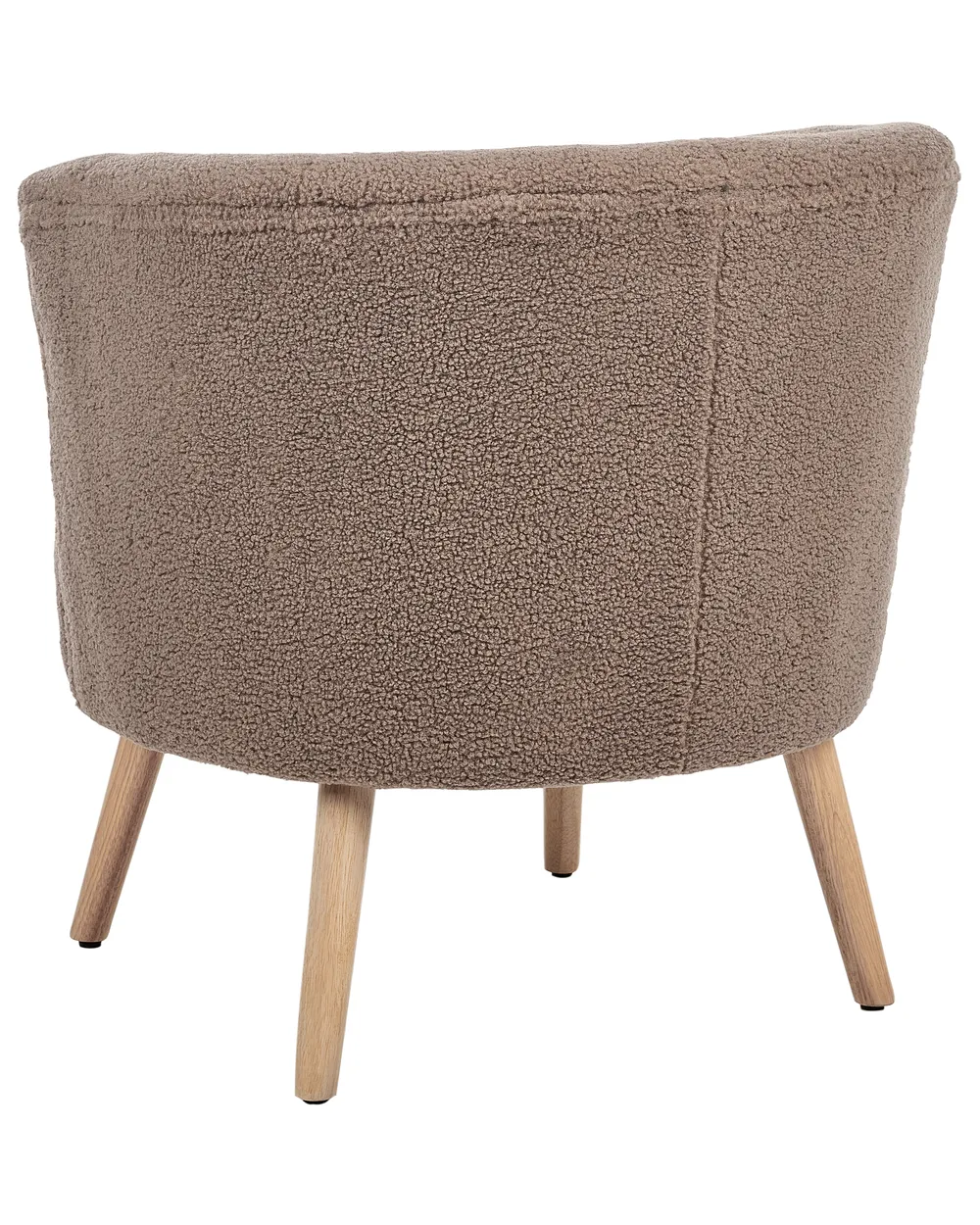 Sessel ODENZEN Bouclé Braun_947641