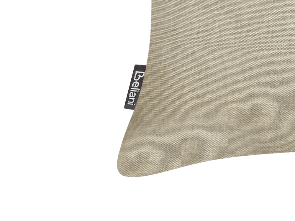 Dekokissen 2er Set VELLEIA 45 x 45 cm Baumwolle Taupe Geometrisches Muster_940097