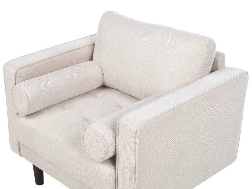 Sofa Set 4-Sitzer NURMO Stoff Hellbeige_896196
