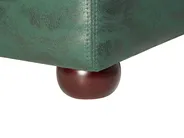 Sofa 3-Sitzer CHESTERFIELD Kunstleder Grün_696540