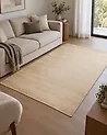 Teppich GESI Beige 160 x 230 cm Viskose