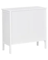 Sideboard mit Glastüren MIRAM 80 cm Weiß_968144