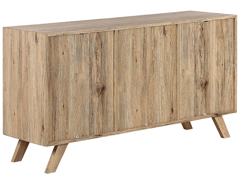 Sideboard mit 2 Türen FORESTER Braun / Weiß_797390
