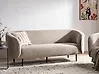 Sofa 3-Sitzer LOEN Stoff Taupe