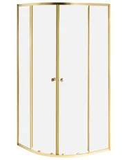 Shower Enclosure ONELLI 900 x 900 x 1900 mm Gold_1114933