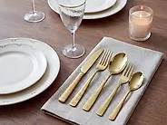 Besteckset 30-teilig QUADRUCCI Gold_1183330