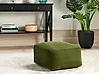 Pouf MUKKI Baumwolle Dunkelgrün