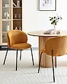 Esszimmerstuhl 2er Set MILES Cord Orange