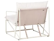 Gartensofa Set 4-Sitzer PONTE Metall Hellbeige_1013444