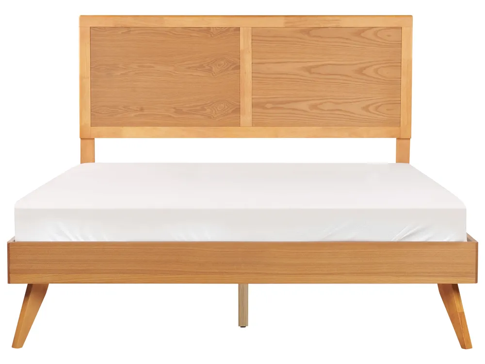 Bed ISTRES 160 x 200 cm (EU King Size) Natural Ash Wood_912581