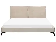 Bett mit Lattenrost Cord MELLE 180 x 200 cm Taupe_882261