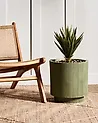 Blumenkübel DARIA 37 cm Olivgrün