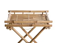 Beistelltisch MISICUNI klappbar Bambus Naturfarben_1039378