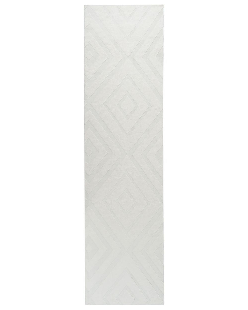 Tapis BORAH Blanc cassé 80 x 300 cm