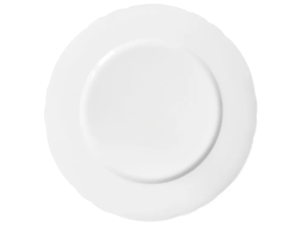 Set of 16 Dinnerware ELDERBERRY Porcelain White_957221