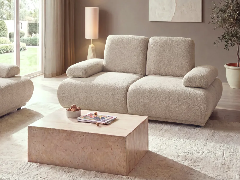 Sofa 2-Sitzer NACKA Bouclé Beige