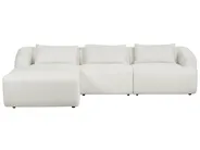 Corner Sofa 3 Seater SVANSELE Boucle Off-White Right Hand_901666
