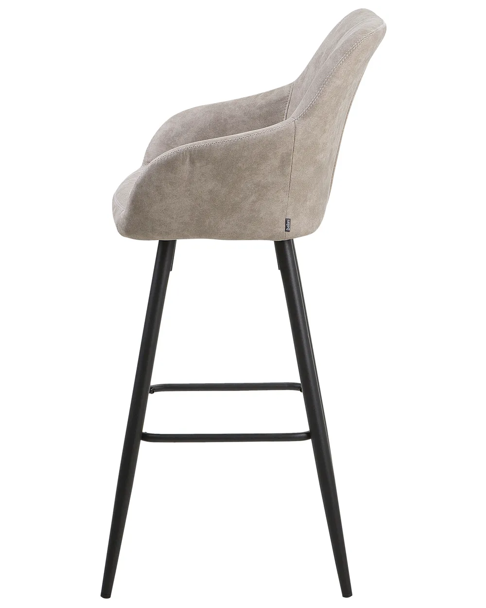 Set of 2 Bar Chairs DARIEN Beige_868865