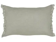 Dekokissen 2er Set SASSAFRAS 30 x 45 cm Leinen Hellgrau Ohne Muster_906658