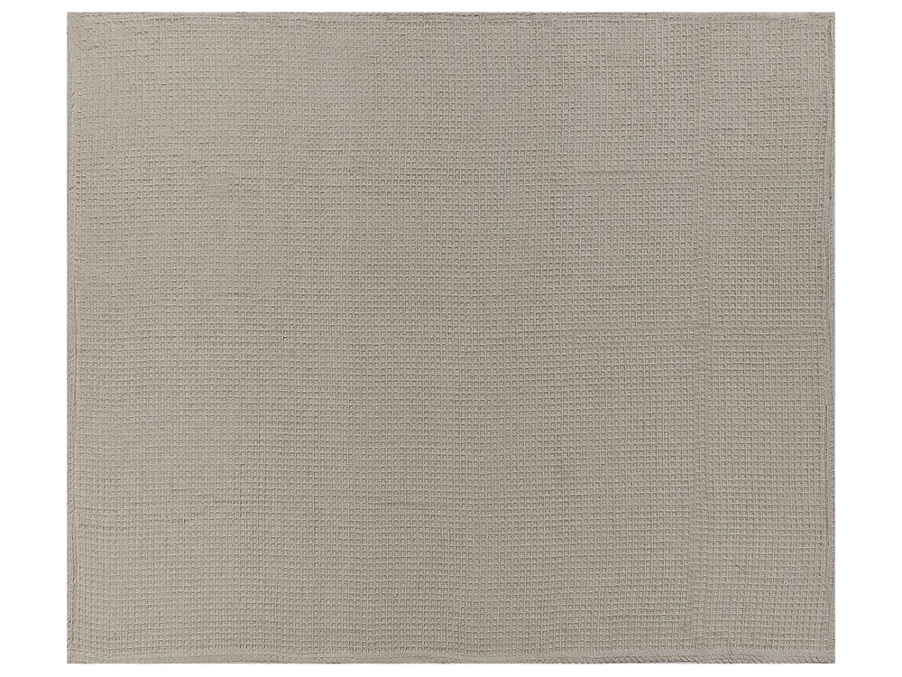 Tagesdecke CHAGYL Baumwolle 220 x 240 cm Taupe_917948