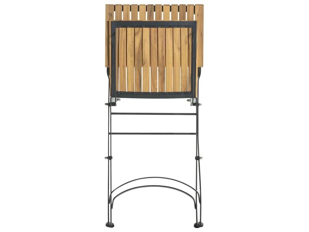 Gartenmöbel Set 4-Sitzer LASCARI klappbar Akazienholz Hellbraun_1075345