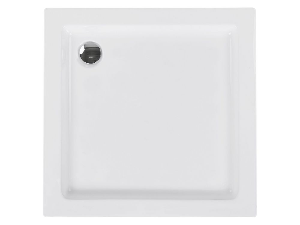 Duschwanne AMPAY 80 x 80 x 7 cm Weiß