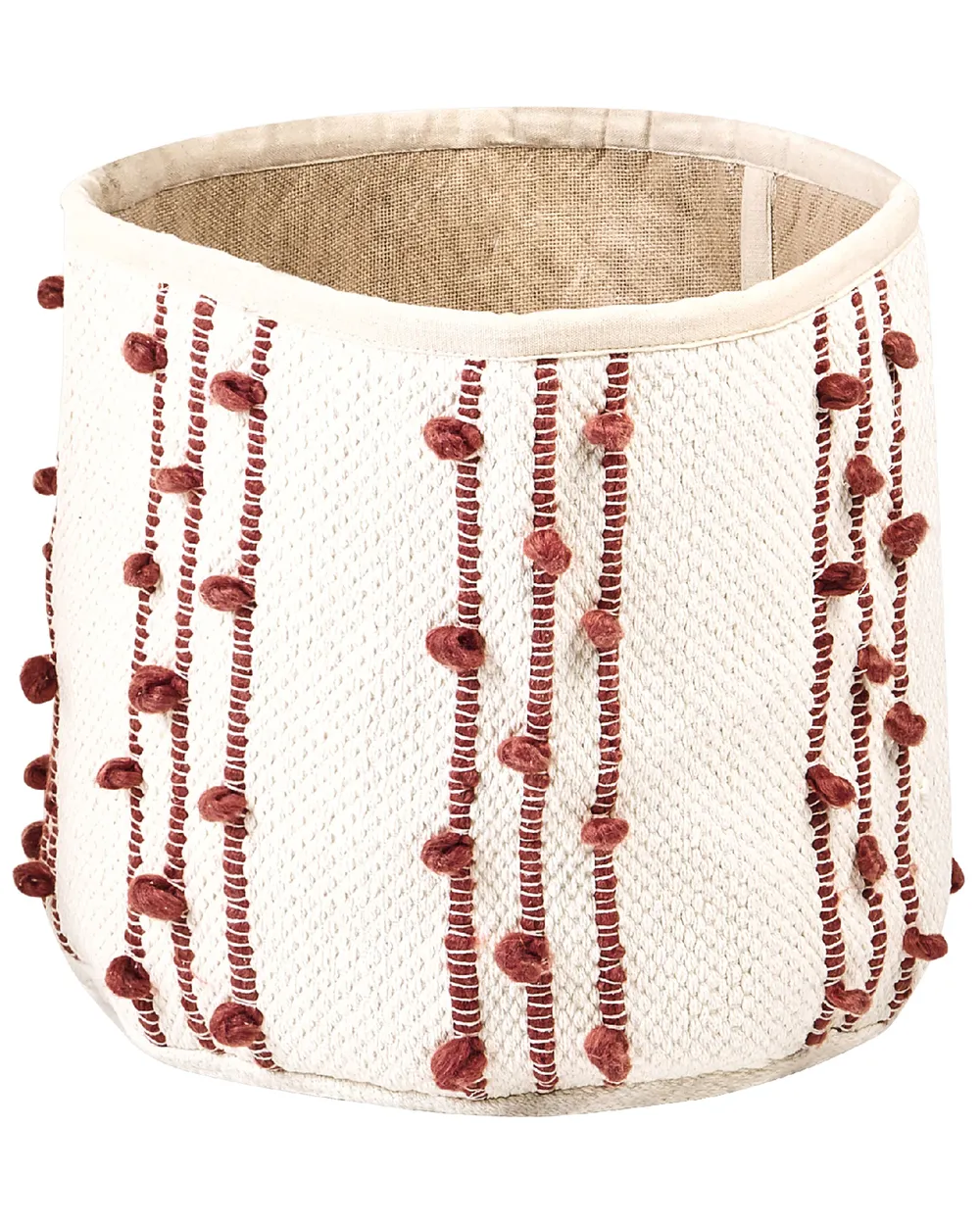 Set of 2 Baskets KHEL Cotton Beige_846384