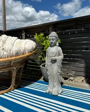 Outdoorteppich ELURU Blau 120 x 180 cm_986689