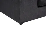 Sofa 3 Seater GLORVIKA Fabric Black_927873