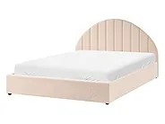 Ottoman Bed CHADENET Boucle Light Beige 140 x 200 cm (EU Double)_1151060