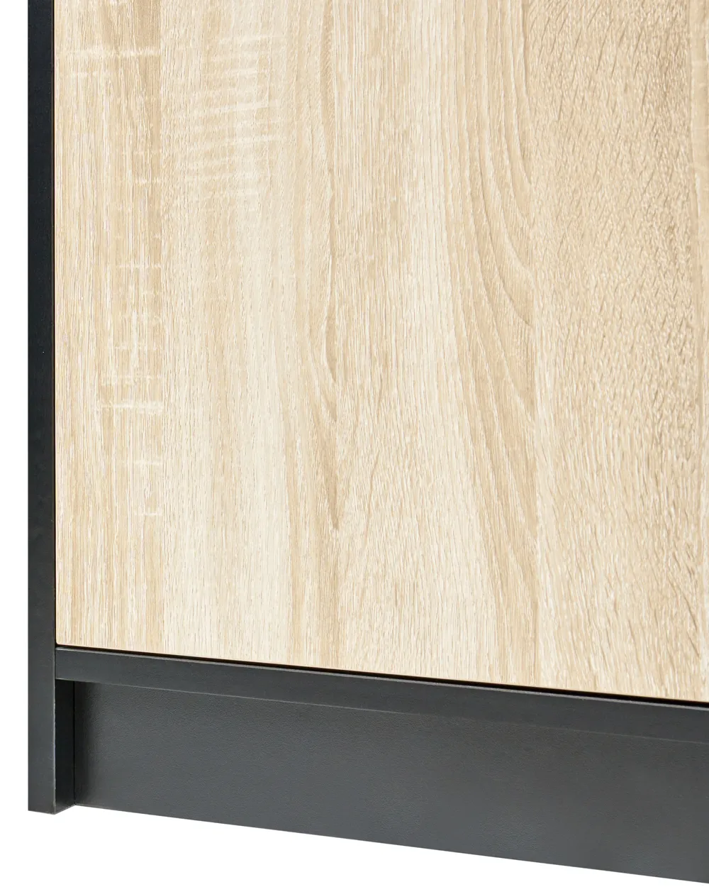 4 Door Bookcase ZEHNA Brown/ Black_1033350