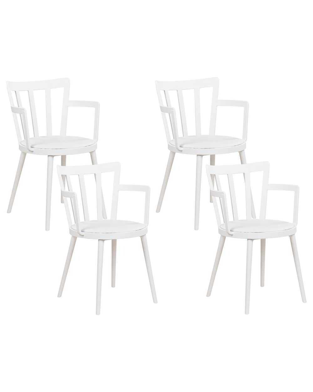 Set od 4 blagovaonske stolice MORILL Bijeli