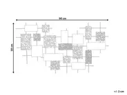 Wall Decor ASTATINE Metal 50 cm Gold_791892